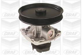Акция Помпа системи охолодження 1.4MPI 8V, 1.6MPI 8V FIAT Fiorino 88-00, Tipo 88-95, Tempra 90-97, Uno 84-95, LANCIA Dedra 89-99 GRAF PA598