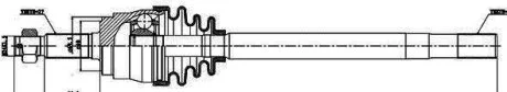 Приводний вал GSP 216012