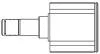 Шарнірний комплект приводного вала GSP 612001 (фото 1)