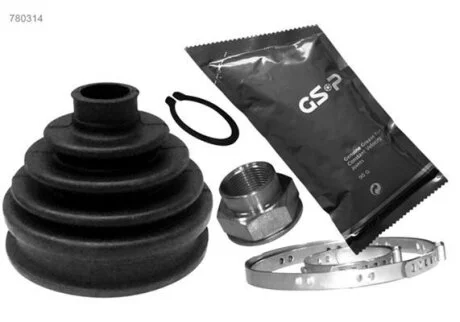 Пильовик ШРКШ зовн. 24x89x88 Audi 80 81-86, 90 83-87 VW Golf I-IV 83-, Passat 81-97, Polo 95-01, Vento 91-98 Seat Cordoba I/II, Ibiza II/III, Toledo I, Inca Renault Clio I 90-98, Espace I 2.1TD, 2.2 88-91, Trafic 80-94, R19 I 88 GSP 780314