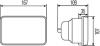 Фара universal 12V 107mm/167mm (H4/T4W) HELLA 1AB 003 177-071 (фото 2)