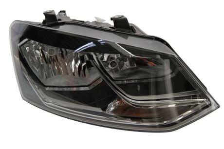 VW Фара основна галоген з мотором,з лампами H7/H7 W5W WY21W прав.Polo 14- HELLA 1EB 012 034-021