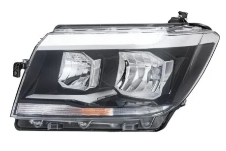 VW Основна фара ліва (FF) CRAFTER Автобус (SYI, SYJ), CRAFTER Платформа/шасі (SZ_), CRAFTER Фургон (SY_, SX_) HELLA 1EB012830-011