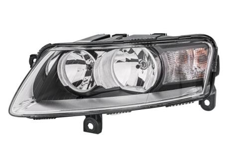 VW Фара основна галоген з мотором,з лампами H7/H1 PY21W W5W лів.Audi A6 04-08 HELLA 1EE 008 880-011