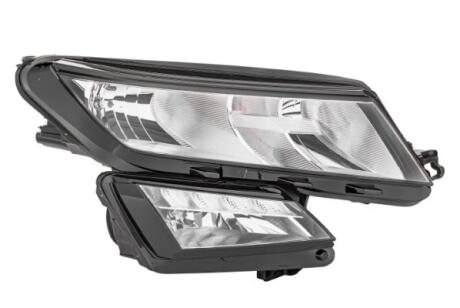 Фара основна прав, Н7/Н7 SKODA KODIAQ 2016-> HELLA 1EF012 669-101