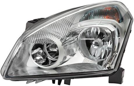 NISSAN Фара основна Xenon з газораз.лампой,з мотором,с предвк.аппаратом D2R H7 PY21W W5W лів.Qashqai 07-10 HELLA 1EF 238 042-111