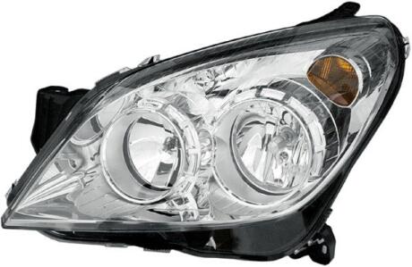 OPEL Фара основна з мотором рег.дальности світла H7/H1,W5W лів.Astra H 04- HELLA 1EG 270 370-611