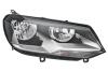 HELLA VW Фара основна галоген з мотором,з лампами H15 H7/H7 W5W WY21W прав.Touareg 10- 1EJ 010 328-221