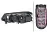 VW Фара основна галоген з мотором,з лампами H15 H7/H7 W5W WY21W прав.Touareg 10- HELLA 1EJ 010 328-221 (фото 2)