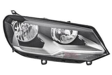 VW Фара основна галоген з мотором,з лампами H15 H7/H7 W5W WY21W прав.Touareg 10- HELLA 1EJ 010 328-221