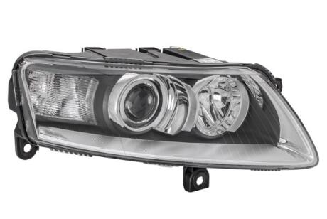VW Фара основна Bi-Xenon з мотором,без газоразр.лампи,D2S P21W PY21W W5W прав.Audi A6 04- HELLA 1EL 008 881-421