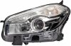 HELLA NISSAN фара основна галоген з мотором з лампами накал.H7/H7 PY21W W5W прав.Qashqai 07- 1EL 010 335-061