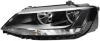 HELLA VW Фара основная H7/H7 с мотором регул.прав.Jetta IV 10- 1EL 010 395-021