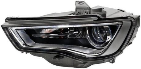 VW Фара основна Bi-Xenon (черная) з мотором,без ламп,без предвк.прибора D3S PSY24W прав.Audi A3 12- HELLA 1EL 010 740-321