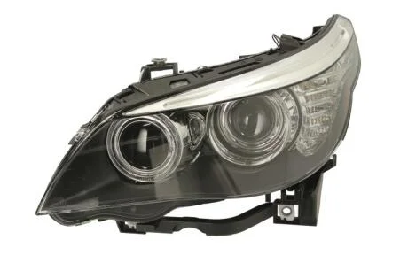 BMW Фара основна Bi-Xenon з мотором,без ламп,без предвкл.прибора D1S H8 PY21W з ден.світлом лів.5 E60 07- HELLA 1EL 164 907-001