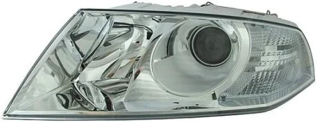 Основная фара DE (H7+H1) прав. Skoda Octavia 04-08г HELLA 1EL 354 027-041