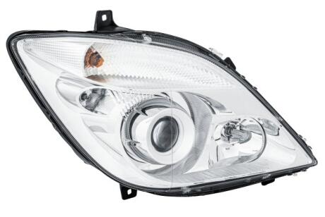 DB Фара основна Bi-Xenon з мотором,з лампами,с предвк.аппаратом D1S/H7 PY21W W5W прав.Sprinter 06- HELLA 1ZS 247 012-221
