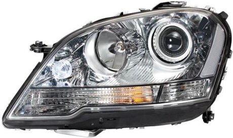 DB Фара основная Bi-Xenon с мотором,с лампами,без предвк.аппарата D2S/H7 PY21W W5W WY5W лів.ML W164 08- HELLA 1ZS 263 064-511