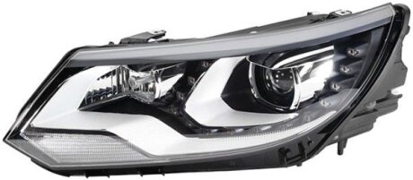 VW Фара основная Bi-Xenon с мотором,без ламп,без предвк.прибора D3S H7 PSY24W с дневн.светом лів.Tiguan 11- HELLA 1ZT010 748-091