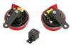 Сигнал звуковий 12V 400/500Hz 72W (+реле) HELLA 3FH 007 424-801 (фото 2)