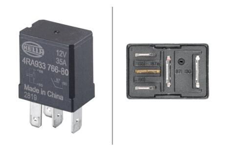 Реле 35A 4 полюса 12V HELLA 4RA933 766-801