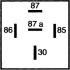 Реле 12V 30A/40A (5-х конт) з гасящим діодом HELLA 4RD933 332-371 (фото 3)