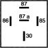 Реле робочого струму 12V, 30A/40A 5 пол. HELLA 4RD933 332-401 (фото 3)