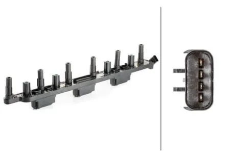 JEEP Котушка запалювання Cherokee/Grand Cherokee, Wrangler I/II 4,0 92-07 HELLA 5DA230035-491