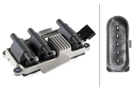 VW Котушка запалювання Passat, Audi A4, A6, Super B 2.4/2.8 96- HELLA 5DA358057291