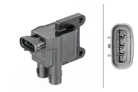 TOYOTA Котушка запалювання Avensis, Camry, Corolla, Rav 4 I,Hiace 1.3/2.7 94- HELLA 5DA358 057-801