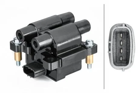 SUBARU Котушка запалювання LEGACY 2.5 03-, OUTBACK 2.5 03- HELLA 5DA358 057-841