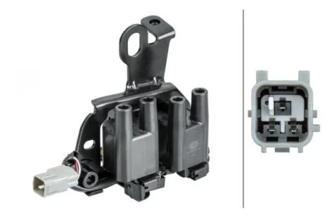 HYUNDAI Котушка запалювання Elantra, Tucson, Cerato, Ceed, Kia 1.8/2.0 01- HELLA 5DA358 057-891