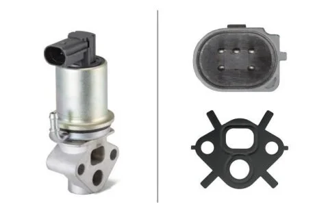 VW Клапан EGR Audi A3, Caddy III, Golf IV, Touran, Skoda Octavia I,II 1.6 97- HELLA 6NU010 171-371