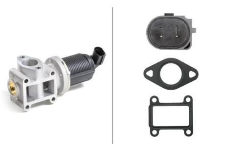 OPEL Клапан EGR Astra H,Signum,Vectra C,Zafira B 1.9CDTI 04-,Fiat,Alfa Romeo 156,Lancia HELLA 6NU010 171-401