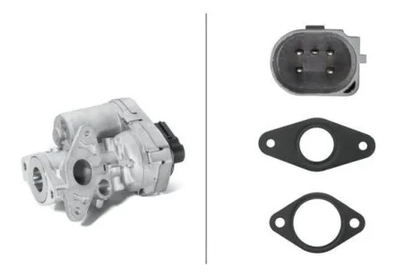 CITROEN Клапан рециркуляции газов Jumper III 2.2HDI,Fiat Ducato,Ford Transit 2.2/3.2TDCI,LandRover,Peugeot HELLA 6NU010 171-461