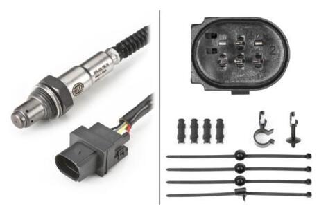 Датчик кисню (λ-зонд) Audi A3-A8, Q5, Q7, VW, Hyundai Santa Fe, Sonata,Tucson 1.4-6.0i (L=800mm) 00- HELLA 6PA 009 166-791