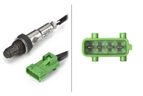 CITROEN Лямбда-зонд 4-полосний Berlingo, C2/3/4/5,DS, Nemo, Fiorino, Mini, Opel, Peugeot, Saab, Volvo 850, V70 HELLA 6PA 358 066-261