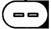 Датчик детонации (2 контакта) Ford VAG 1.0-3.6 98- HELLA 6PG 009 108-561 (фото 2)