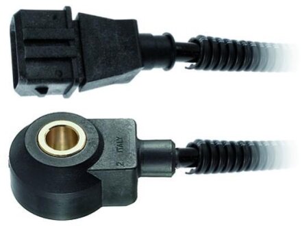 Датчик детонації HYUNDAI Tucson JM 04-09, Coupe GK 02-09, Santa Fe SM 00-06, Sonata EF 98-04, Trajet FO 00-08, Terracan 01-07, KIA Magentis EF 00-05, Sportage KM 04-10, Carnival VQ 06-15, Carnival FL 98-06 HELLA 6PG 009 108-771
