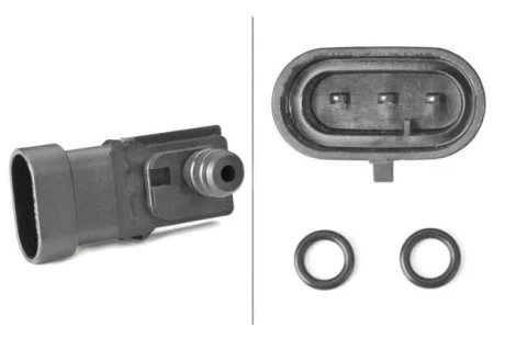 Датчик тиску впускного колект. Renault Duster, Logan, Kangoo, Sandero 1.4-2.0 01-> HELLA 6PP 009 400-281