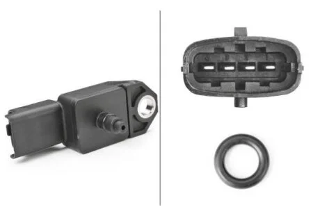 FIAT Датчик тиску наддува Alfa Romeo 147/156/159,Chevrolet Cruze,Citroen Jumper,Fiat Bravo,Croma,Doblo,Ducato,Fiorino,Ford Focus,Kuga II,Mondeo V,Honda Acord VII,VIII,CR-V II,III,Opel HELLA 6PP 009 400-291