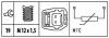 Датчик температуры ОЖ (2 контакта) Volvo C70 S40 S60 S70 S80 V40 V70 95-07 HELLA 6PT 009 309-461 (фото 2)