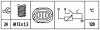 Датчик температури охолоджувальної рідини RENAULT Laguna 93-00, NISSAN Qashqai 07-14, Tiida C11 04-12, VOLVO V40 96-04, S40 95-04 HELLA 6PT 009 309-501 (фото 2)