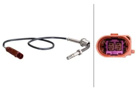 VW Датчик температури ВГ Golf V, AUDI A3, SKODA Octavia, 1,9-2,0TDI 04- HELLA 6PT010 376-151