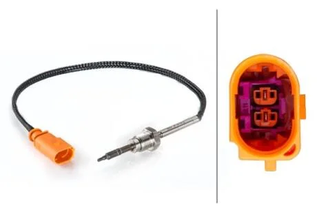 Датчик температуры ОГ (до катализатора) Audi Q7 VW Touareg 3.0TDI 06-15 HELLA 6PT 014 494-321