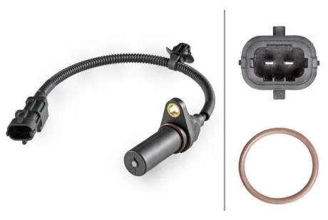 HYUNDAI Імпульсний датчик (колінчатий вал) Elantra, i30,40, Tucson, Kia Ceed, Cerato, Rio III, Soul 1.4/2.0 06- HELLA 6PU009 168-351