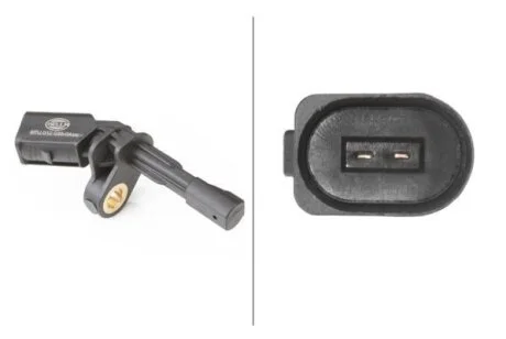 Датчик ABS задній, правий R AUDI A3, Q3, TT, SEAT ALHAMBRA, ALTEA, ALTEA XL, LEON, TOLEDO III, SKODA OCTAVIA II, SUPERB II, YETI, VW T5, GOLF V, GOLF VI, JETTA III 02.03- HELLA 6PU 012 039-041