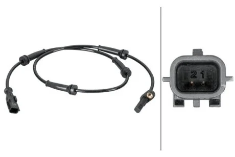 Датчик ABS HELLA 6PU012 806-631