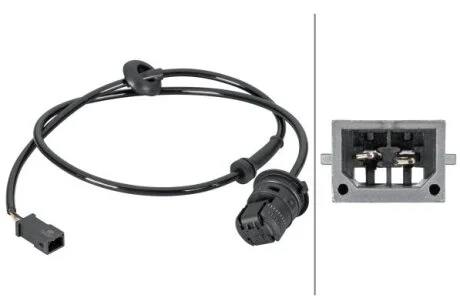 AUDI Датчик ABS A6 C4 (4A2) 2.8 95-, A6 C5 (4B2) 2.4 01- HELLA 6PU012 806-791