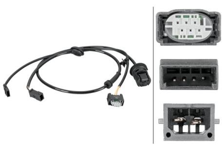 AUDI датчик ABS задн.лів.A6 97- HELLA 6PU012 806-801